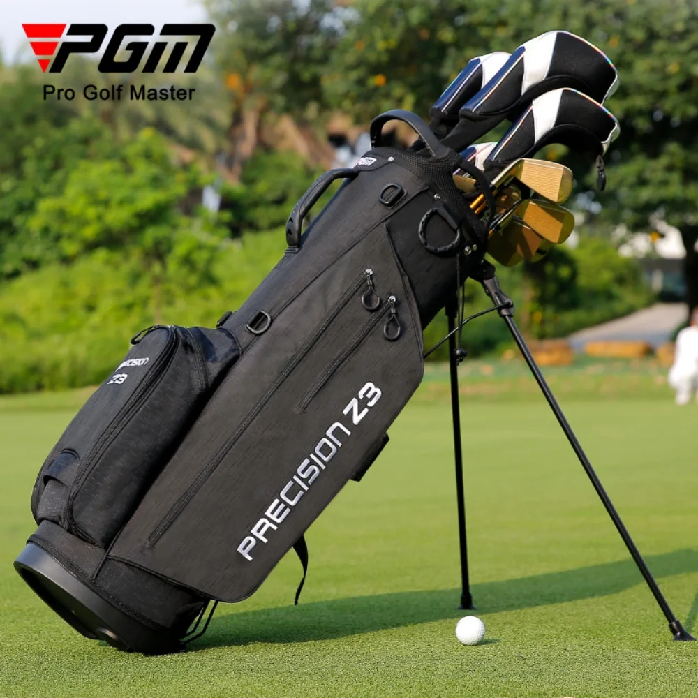 PGM Golf Bag,Large Capacity Club Stand Bag (Can Storage A Set Golf Club),Golf Accessories,Nylon Waterproof,Lightweight Portable