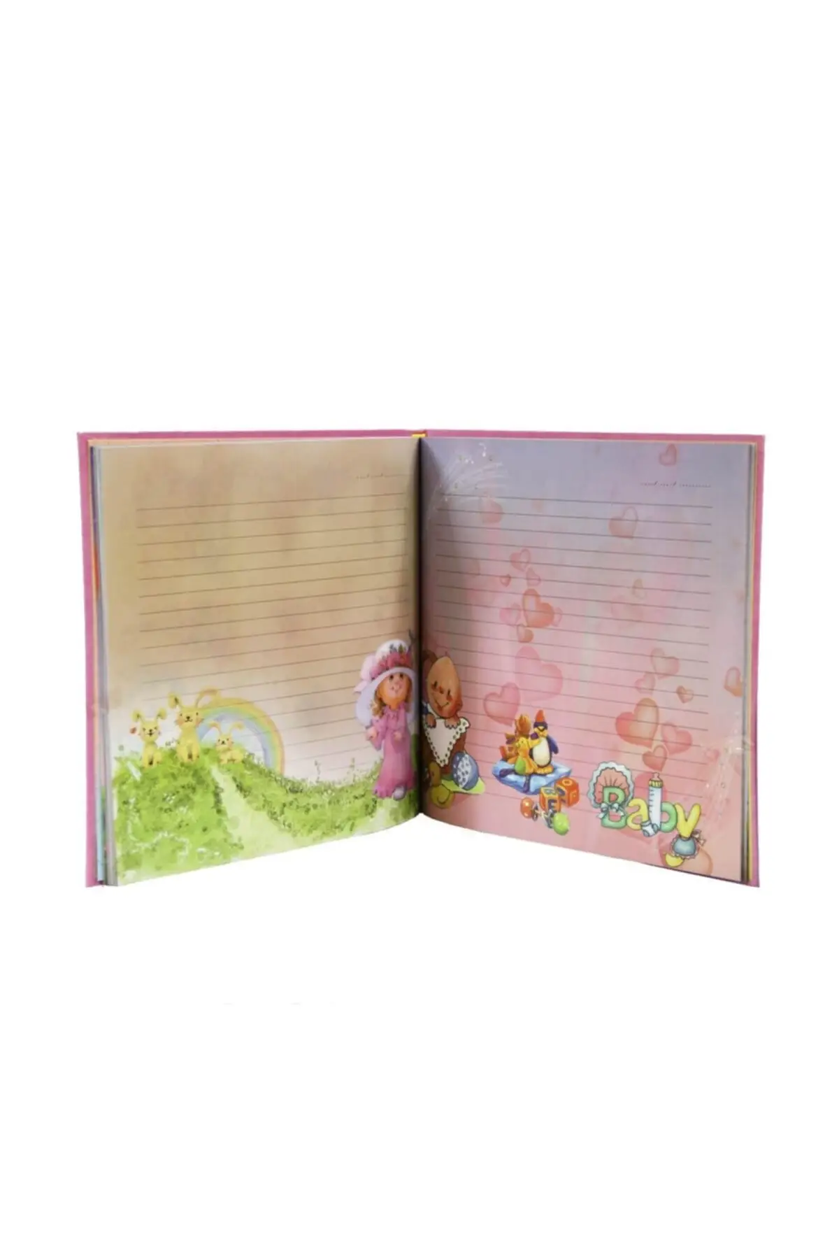 Uras Baby Moment Book Pink Model 2 30x27 Cm Sketchbook Handmade Book