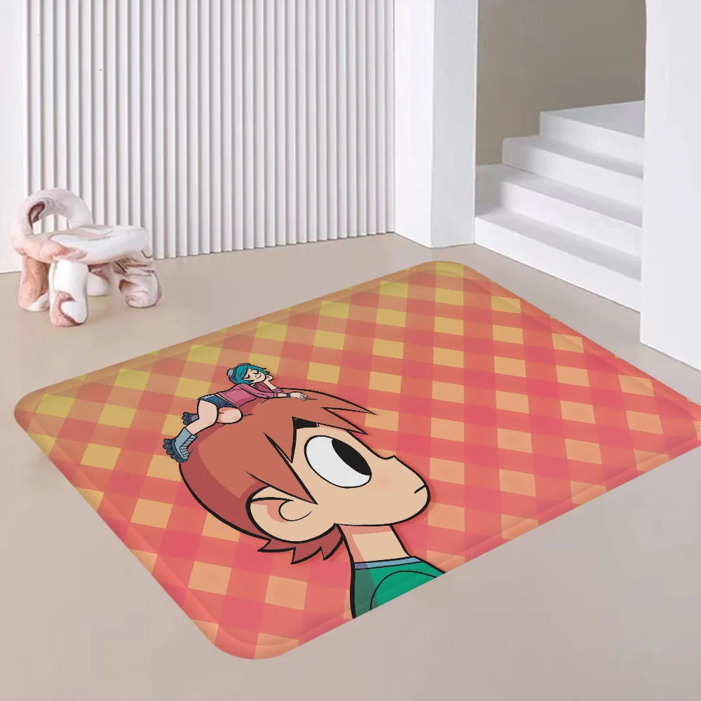 Scott Pilgrim Hallway Carpet Washable Non-Slip Living Room Sofa Chairs Area Mat Kitchen Doormat Area Rug