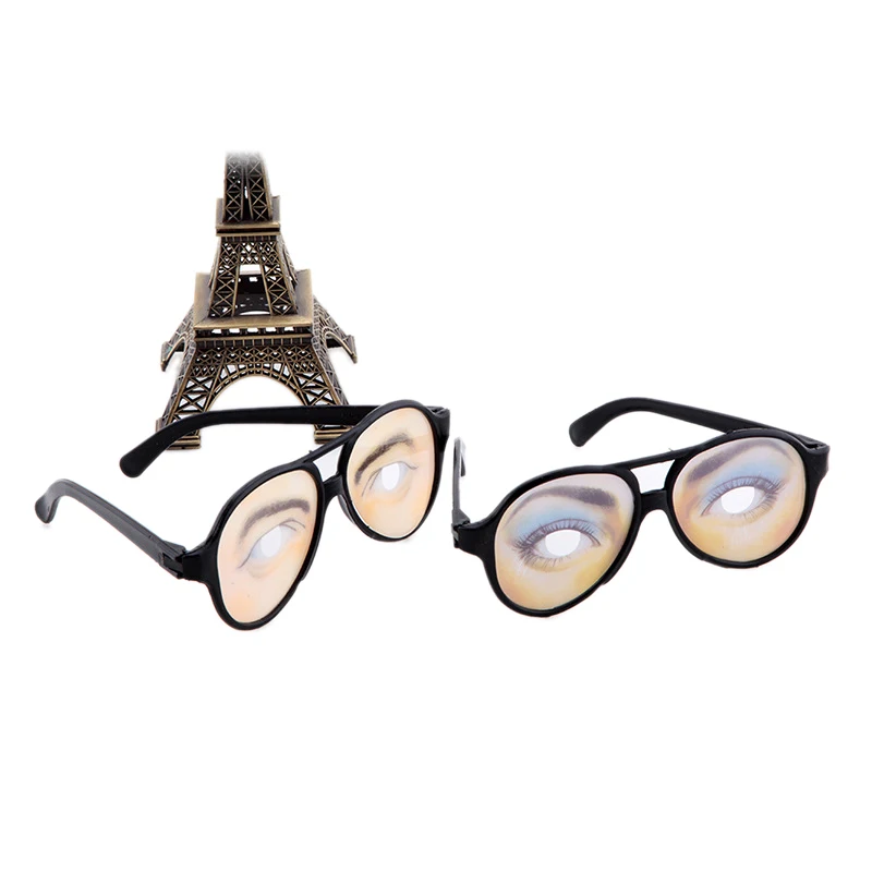 1 Pc novità occhiali divertenti occhi finti travestimenti occhiali per Masquerade Halloween Costume Party Photo Booth puntelli Gag Prank Eye