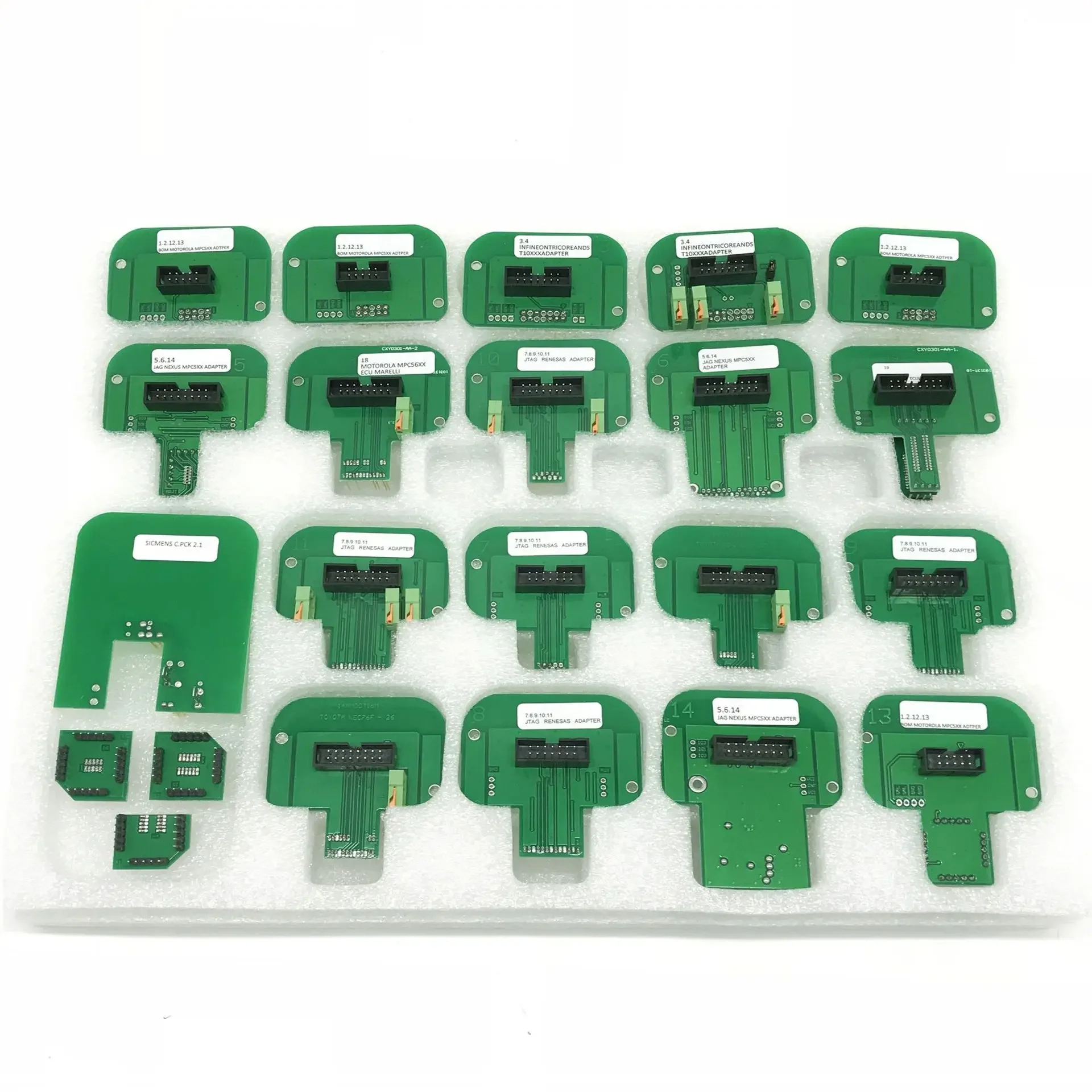 22pcs BDM Adapters Full Set for KTAG KESS FGTECH BDM100 Programmer Probe Adaptor ECU RAMP Chip Tuning Tool for Bootloader ST10xx