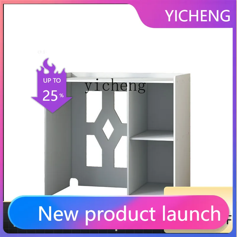 Mueble de baño LYY, para baño o balcón, con lavadora de tambor, estante, armario lateral todo incluido de suelo a techo