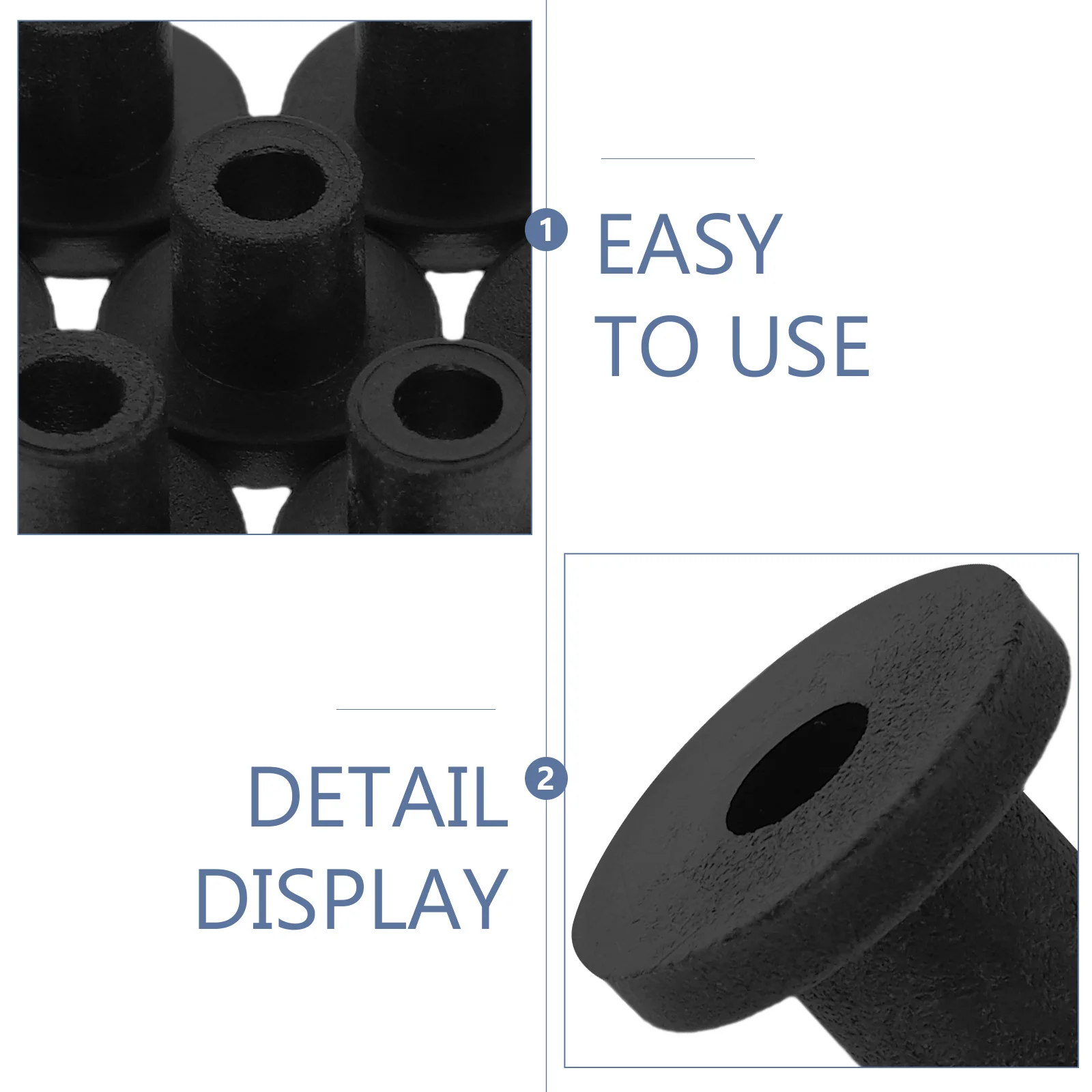 10Pcs Durable Rubber Feet for Rice Cooker Pressure Cooker Antislip Pads Heat Insulation Surface Protection Kitchen Supplies