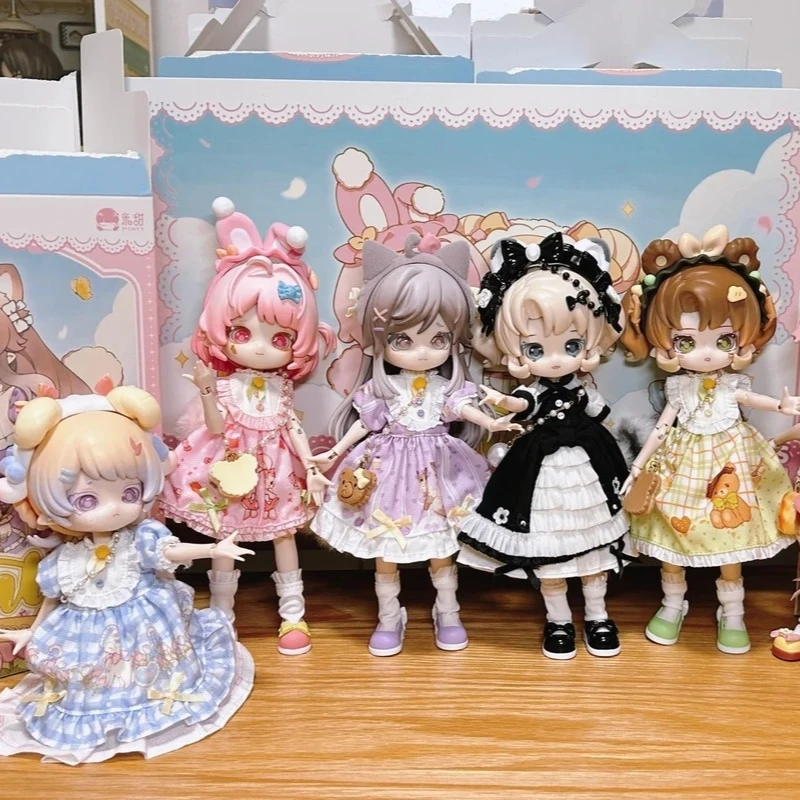 

Original Come4free Minty Fantasy Forest Bjd Blind Box Toy 12poinr Movable Action Figurines Model Doll Mystery Box Surprise Gifts