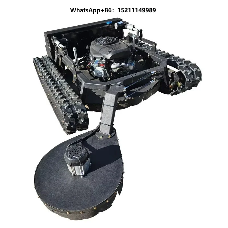 Width 900mm Side Moving Crawler Remote Control Lawn Mower