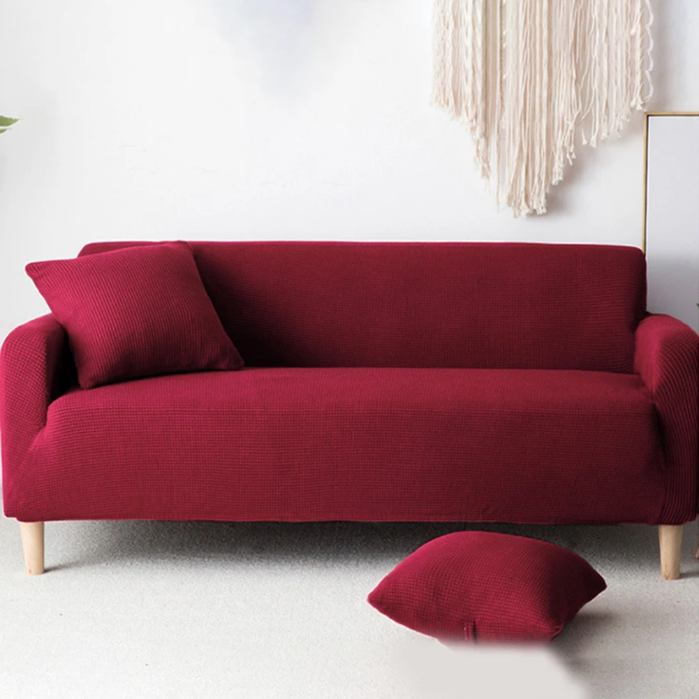 

Стильный водостойкий эластичный чехол для дивана из ткани с красивым жаккардовым узором для защиты вашей мебели