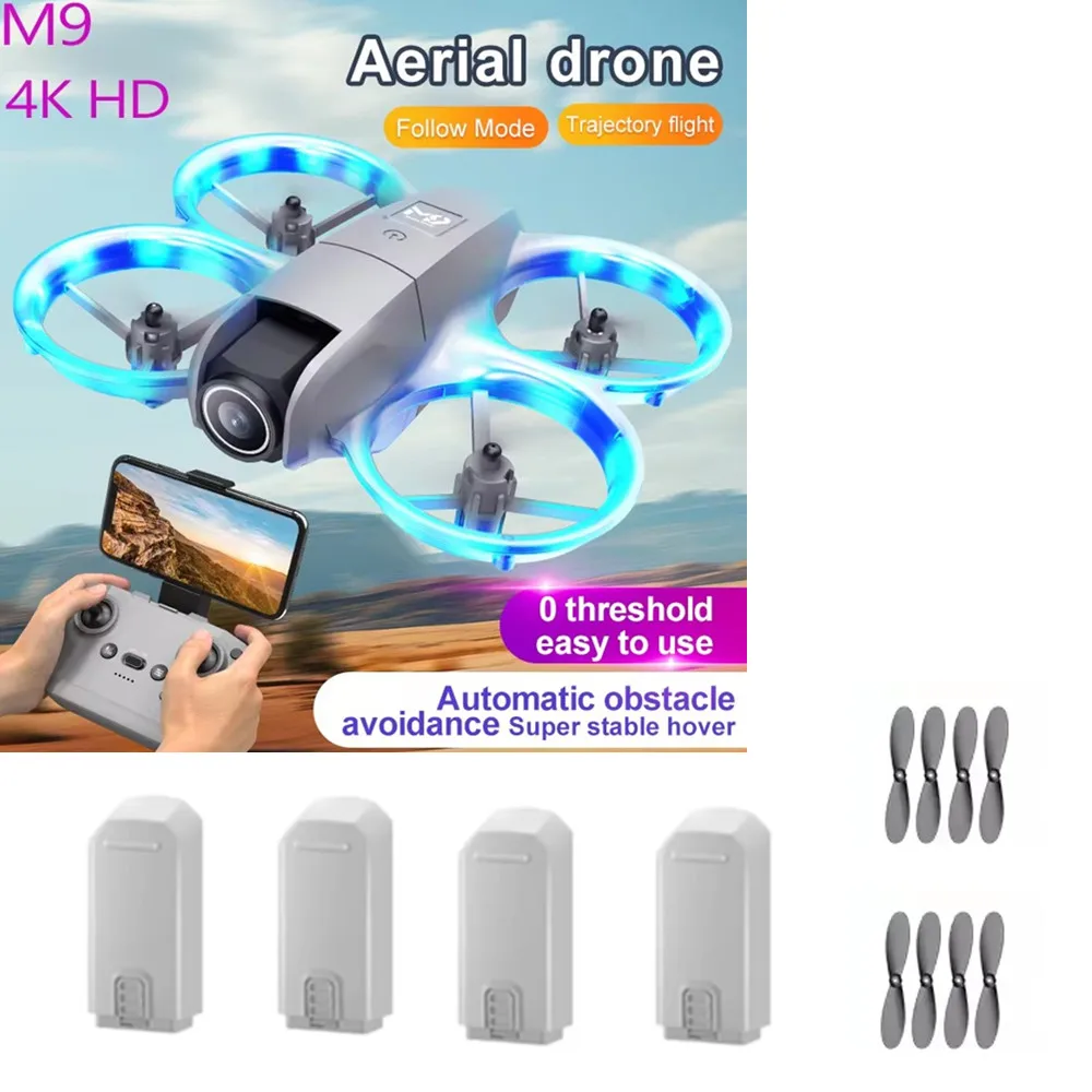 M9 Mini Drone Battery 3.7V 600mAh Li-Poly / Propeller Blade / For M9 Mini Drone Accessory M9 Drone Parts