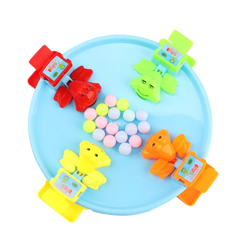 

1Set Creative Fun Crazy Gluttonous Frog Bean Eating Toys Parent-child Interactive Games Toys Kid Cartoon Eating Bean Ball Toys