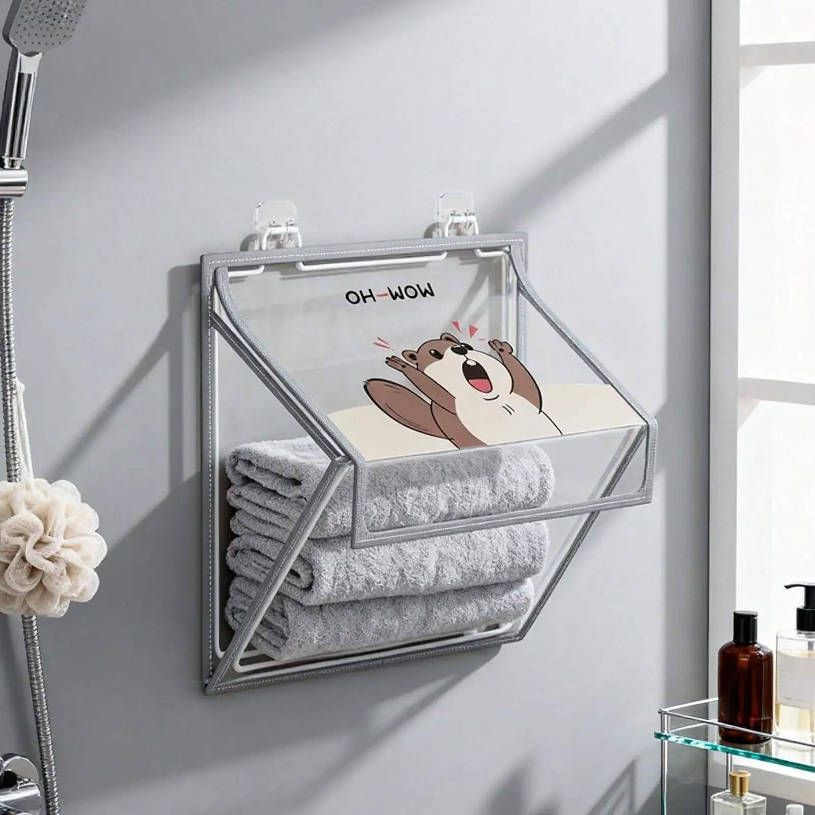 Wall Mount Laundry Basket Foldable Waterproof Space Saving Storage Door Laundry Hamper For Bedroom Bathroom Closet Nursery - view 2