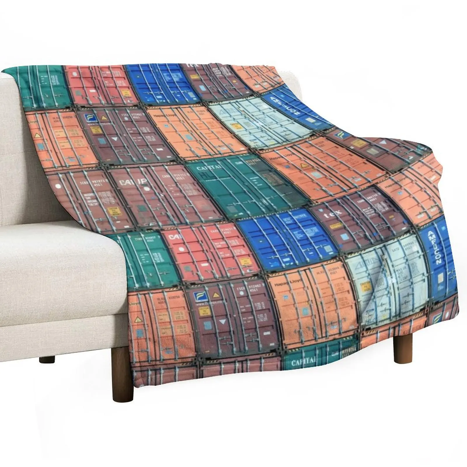 

For the Love of Shipping Containers Throw Blanket Hair Blankets For Sofas Sofa christmas gifts Blankets