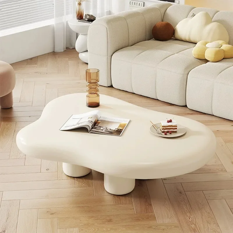 

Modern Nordic Coffee Table Industrial Standing Aesthetic Moving Coffee Table Minimalist Unique Simple Metal Couchtisch Furniture