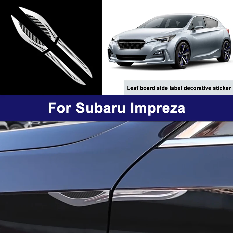 

Suitable For Subaru Impreza car side blade stickers, car body external scratch protection decorative strip accessories