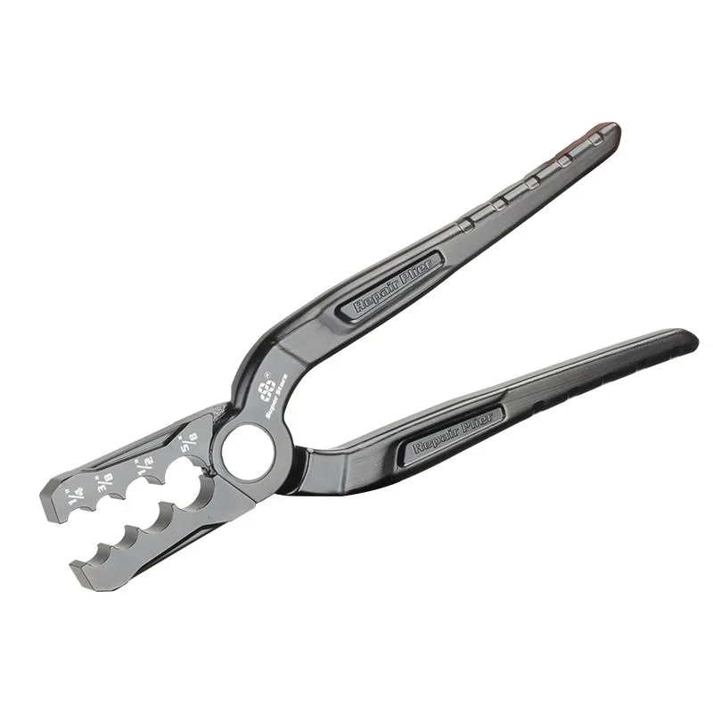 Copper Tube Repair, Round and Flat Copper Tube Repair Machine Bent Tube Repair Round Clamp Refrigeration Tool Clamp Repair Tool