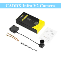 Infra V2 Camera No-Light Night Camera CADDX Analog VTX Kit 0 Lux Super WDR 1500TVL 131° FOV Black and White Sensor for FPV Drone