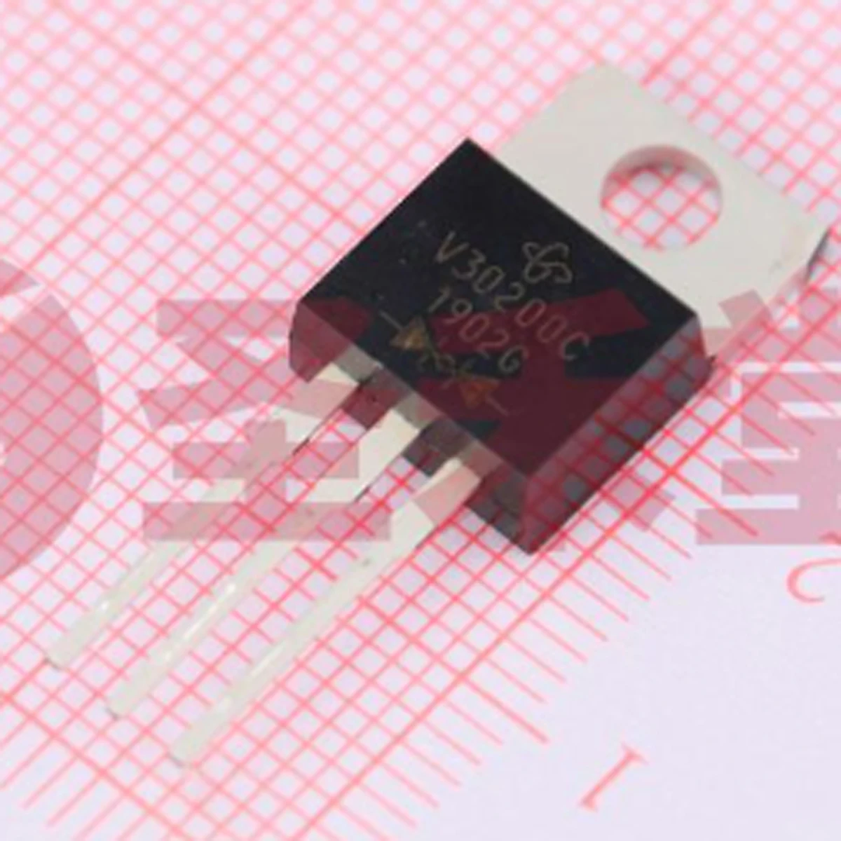 5PCS V30200C V30200C-E3/4W NEW Original Schottky Diode 841mV@15A TO220AB-3 TO-220AB DIODE ARR SCHOT 200V 15A  DIODE V30200C