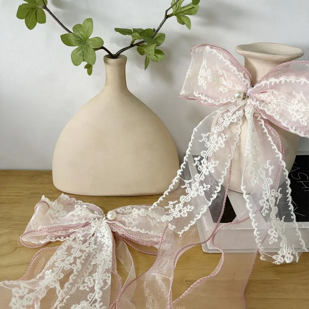 Lace Bow-knot Curtain Tieback Clip Easy Installation Exquisite Design Curtain Tieback Decorative Curtain Tied Belt