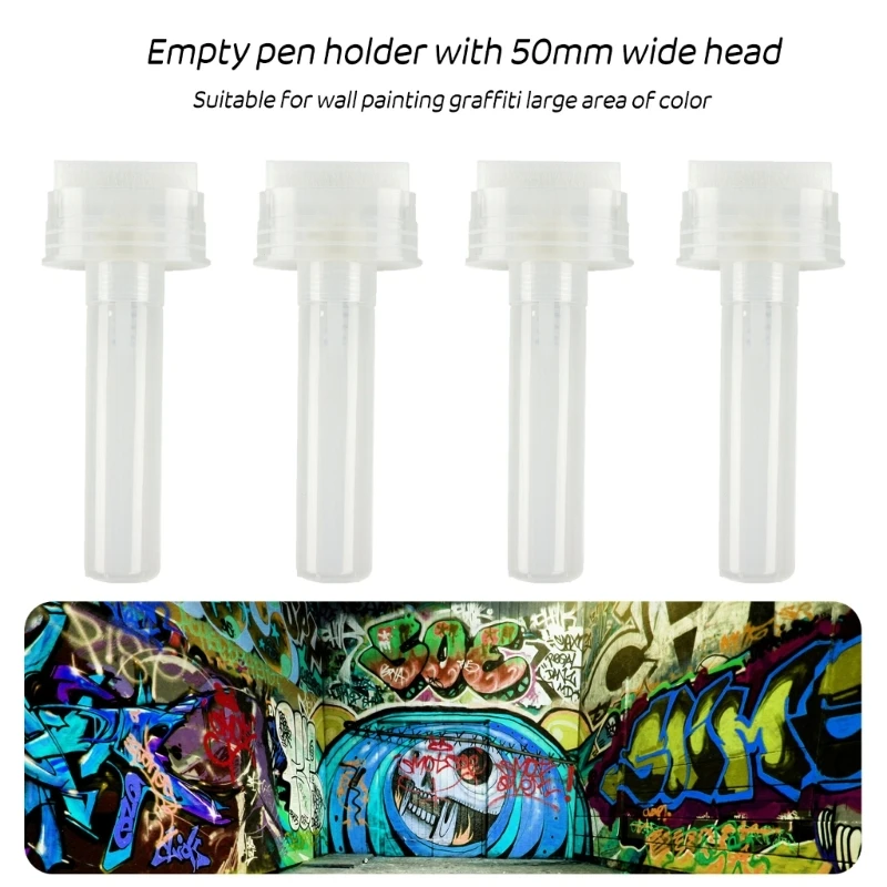 Transparent Empty Refill Paint Blank Marker Practical Empty Refillable Marker Refillable Empty Plastic Paint Marker