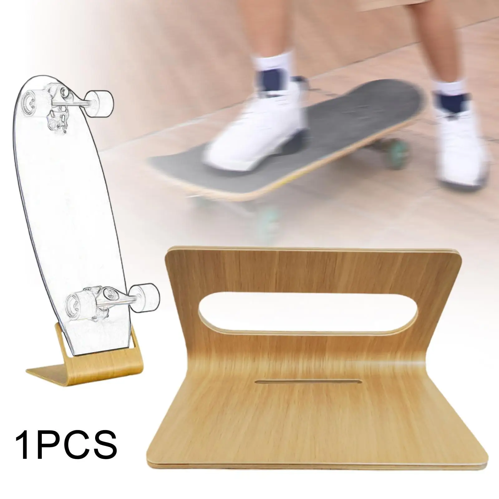 

Surfboard Display Rack Load Bearing Creative Easy to Install Organizer for Displaying Long Board Indoor Ski Boards Land Boards