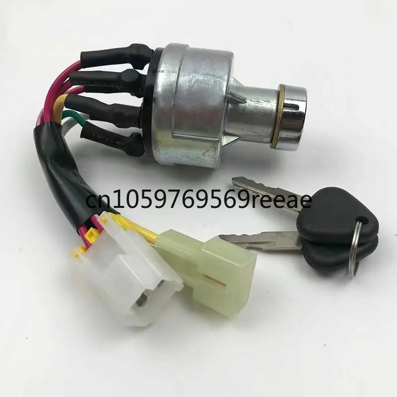 

For EC55/140/210/240/290/360 Excavator ignition switch start igniter electric door lock key