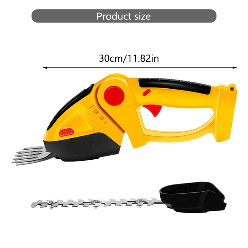 Cordless Hedge Trimmer Grass Shears Handheld Electric Shrub Trimmer Hedge