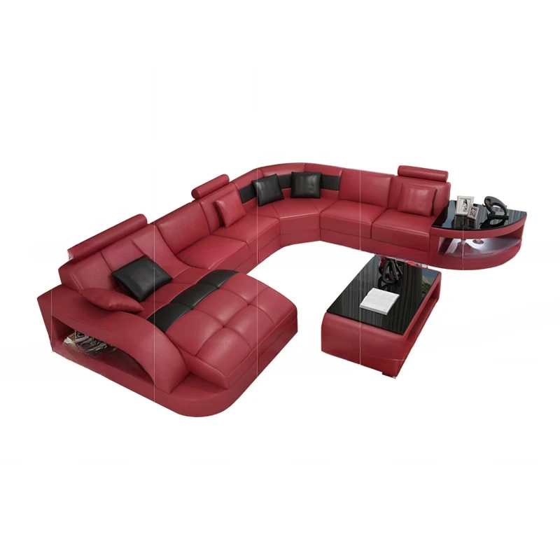 Good quality new inflatable living room furniture sets inflatable lounge sofa corner leather sofa U shaped Sofa