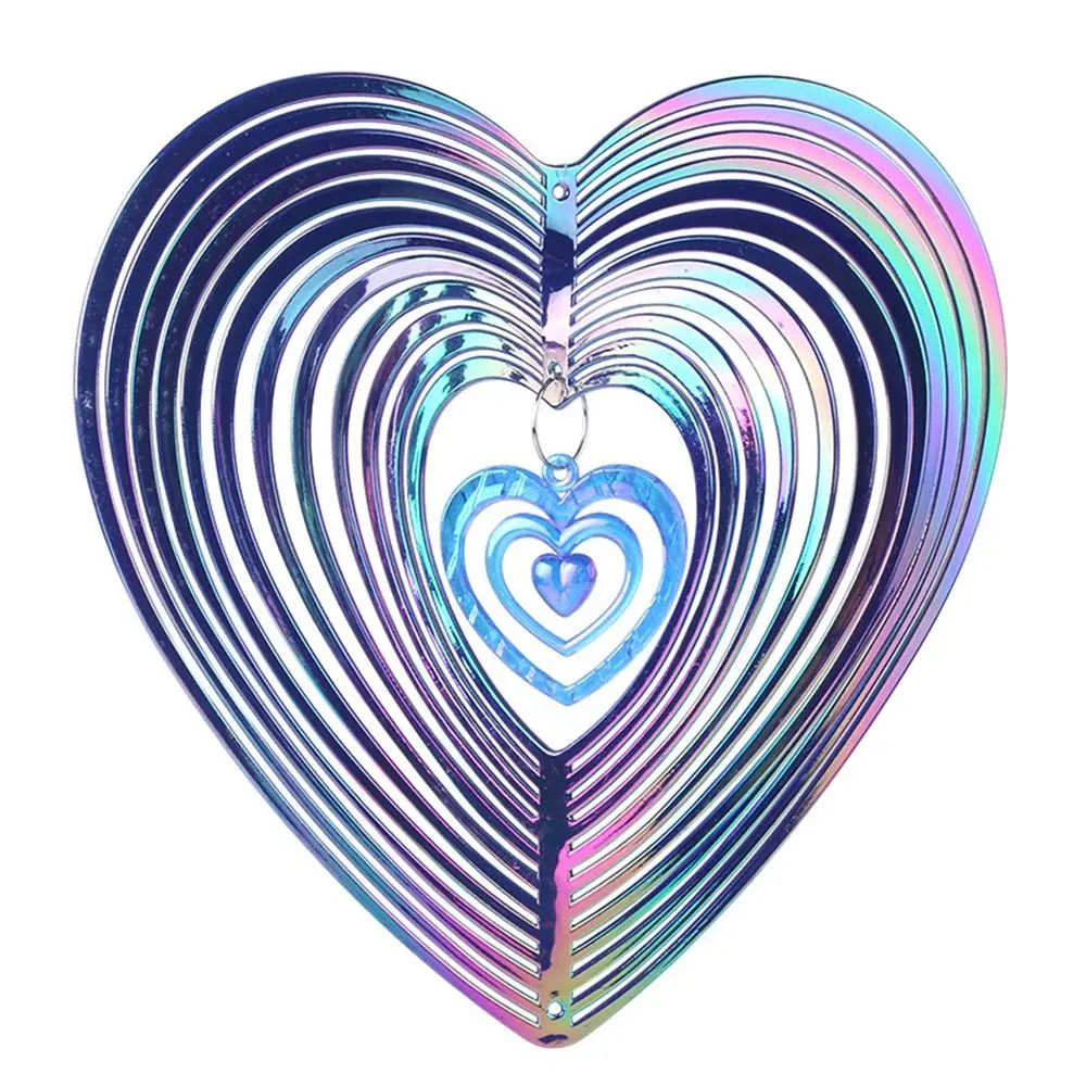 

Heart-shaped for Birds Pigeons Elastic Hanging Pest Control Garden Supplies Wind Rotation Wind Spinner Bird Repeller