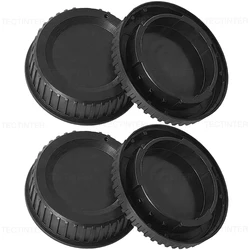 Camera Body Cap + Rear Lens Cap for Canon/Nikon Cap Cover Protector Case for Camera Accessories
