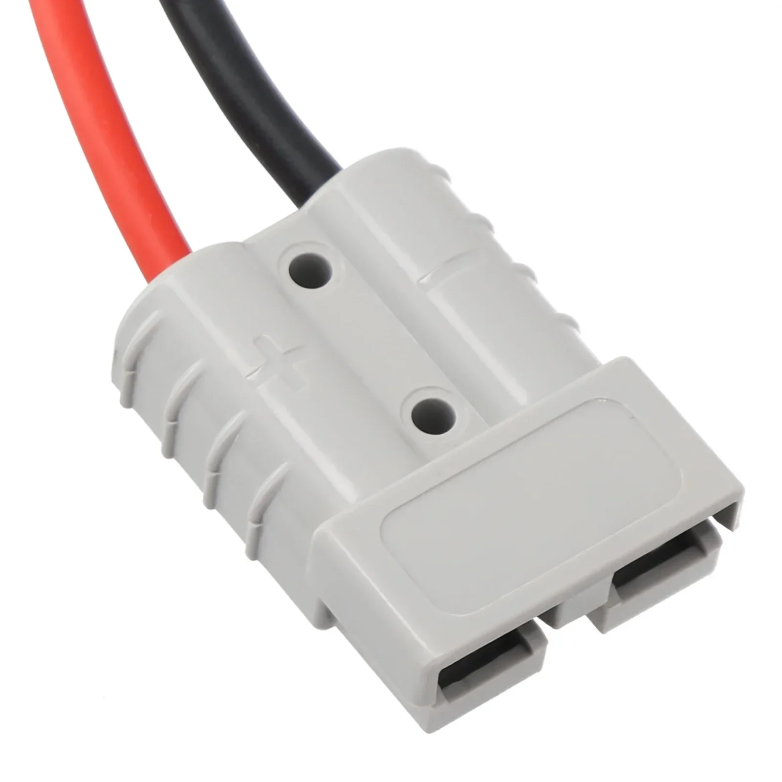 =50A Connector For Anderson Plug=Lead To Lug M8 Terminal Battery Charging Connector Cable Kit Electron Beam Cross Linking Agent