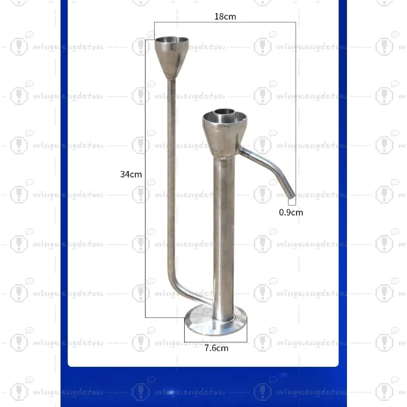 Stainless Steel Wine Outlet Device for Spirits Brandy Whiskey with Alcohol Meter Holder