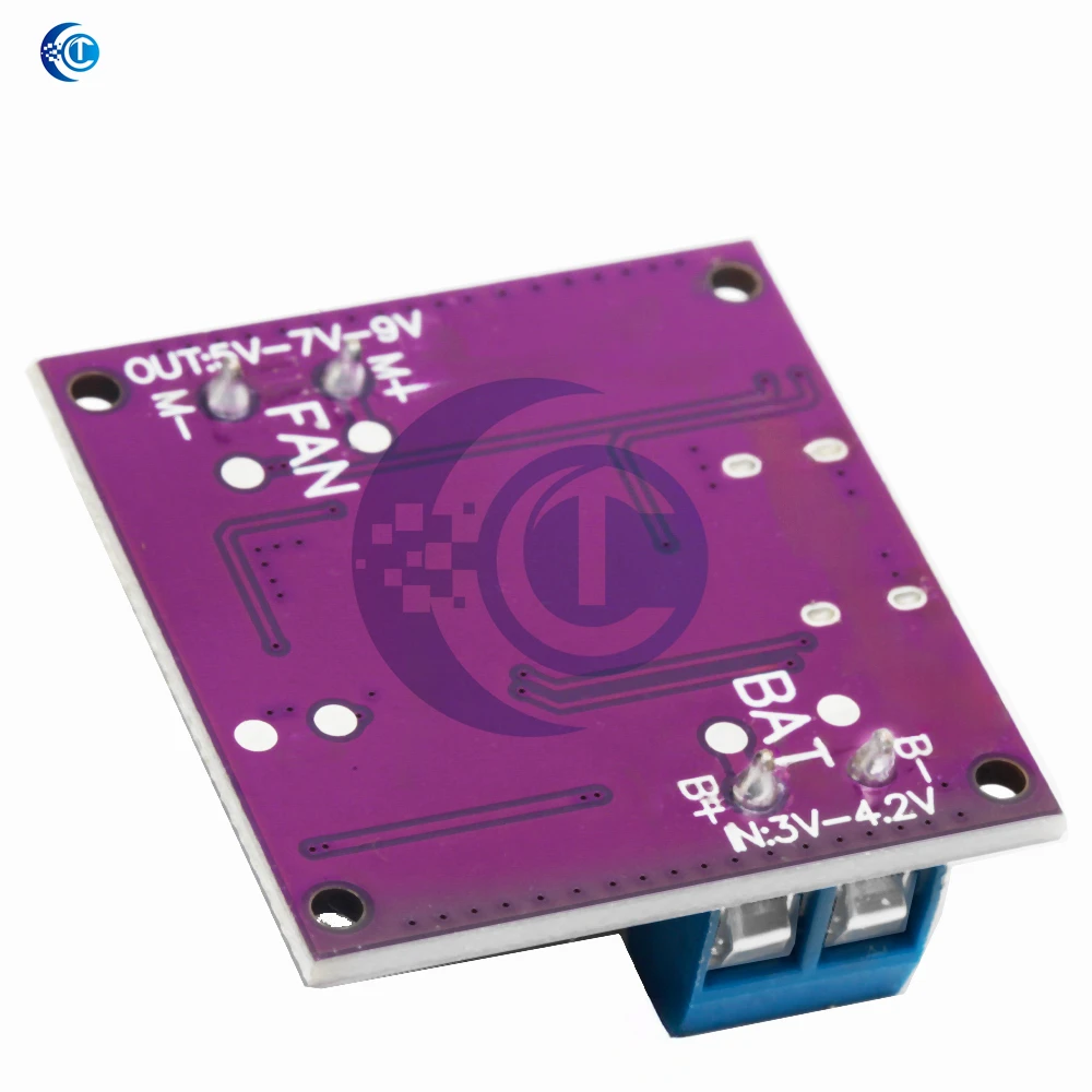 3‑Speed Adjustable DC Motor Driver Module 5V/7V/9V Output Built‑in Charging Function