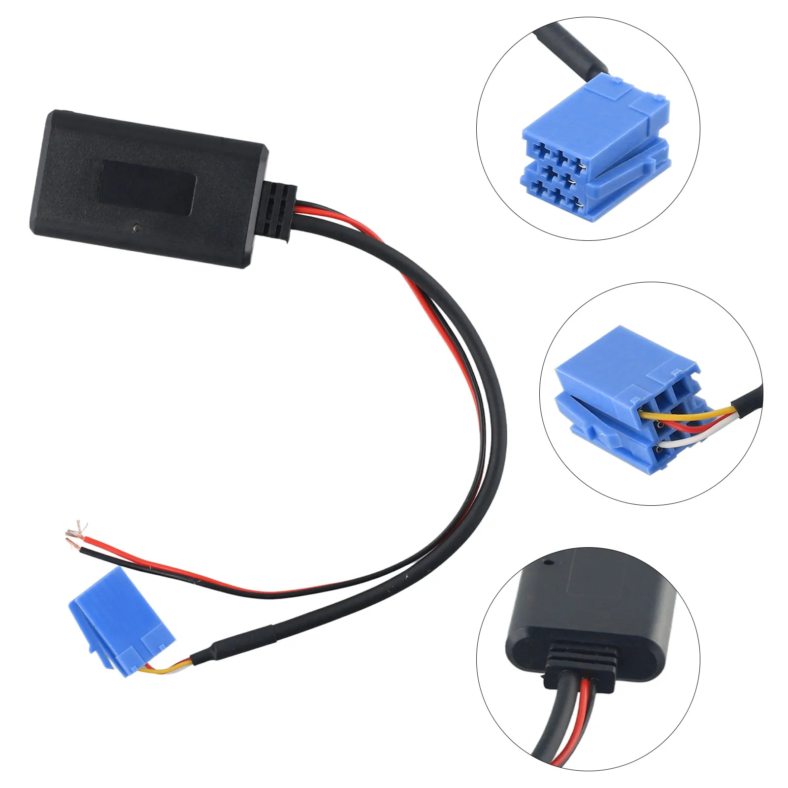 

Bluetooth Adapter AUX Music Module Cable For Romeo 147 156 159 Brera Mito 52*29*10 Mm 20 Cm Stable Anti-wear Longlife Brand New