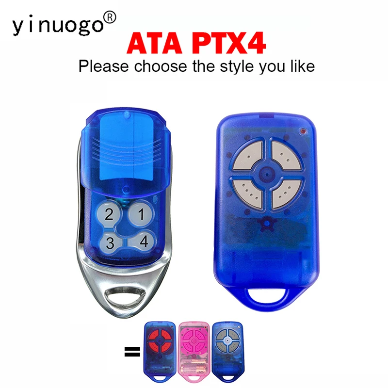 ATA PTX4 SecuraCode telecomando per porta del Garage/telecomando apricancello 433.92MHz programmazione Rolling Code