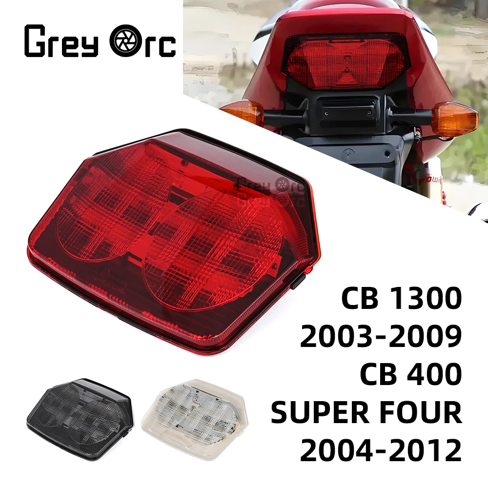 

Motorcycle Tail Lights Brake Lights Turn Signals Integrated For Honda CB 400 SUPER FOUR 2004-2012 CB 1300 2003-2009 Accessories