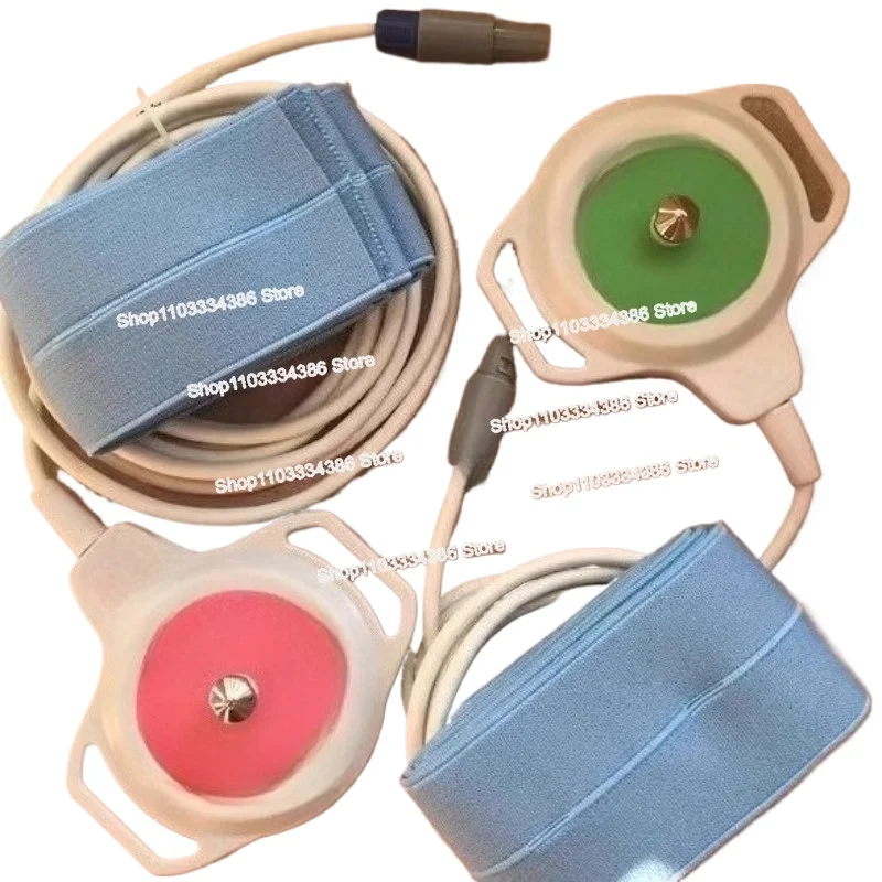 Sonda de corazón fetal compatible con F2/F3/F6/F9, sonda de contracciones de doble ranura de 4/6 pines, TOCO de 6 pines