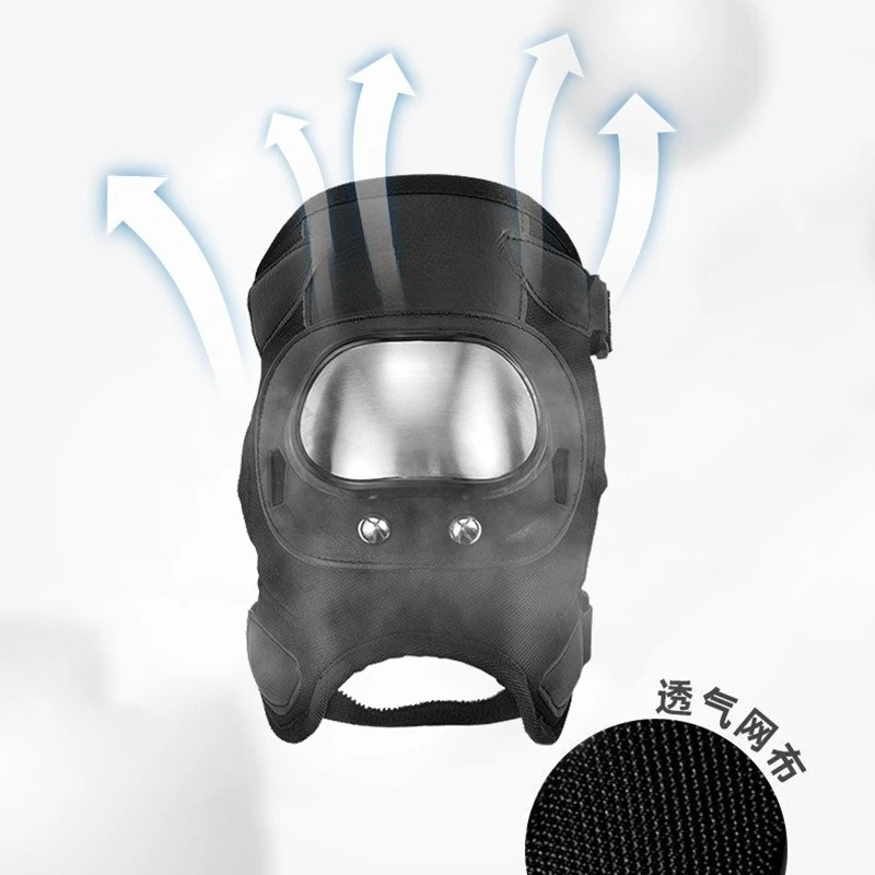Anti Collision and Anti Fall Riding Protective Gear, Motorcycle Riding Elbow & Knee Pads, Short Stainless Steel Protective Gear
