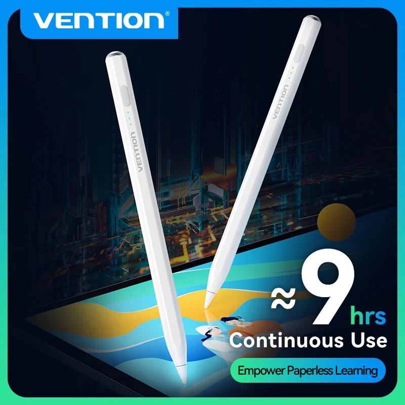 

Vention Touch Pen Stylus with LED for Apple Pencil iPad Palm Rejection Magnetic Design for Tablet for iPad Pro 2018-2024
