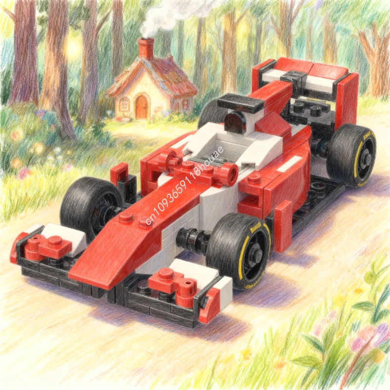 

172pcs MOC C Leclerc Prema City Champions Model Building Blocks Architecture Christmas Gift DIY Idea Toy Education Creative