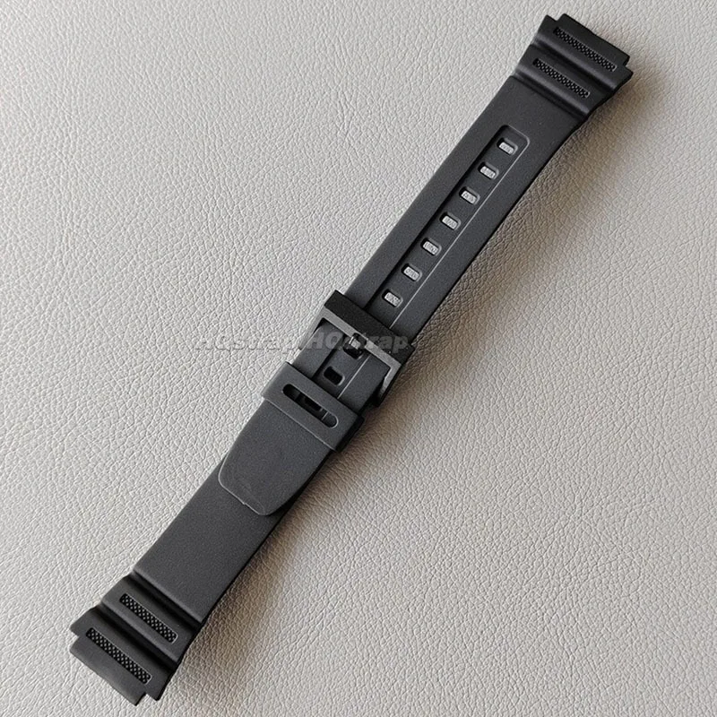 18mm Silicone Watch Strap for Casio F-91W 18mm Sport Resin Strap for F105 F108 A158W A168 AE1200 AE1300 Rubber Waterproof Band