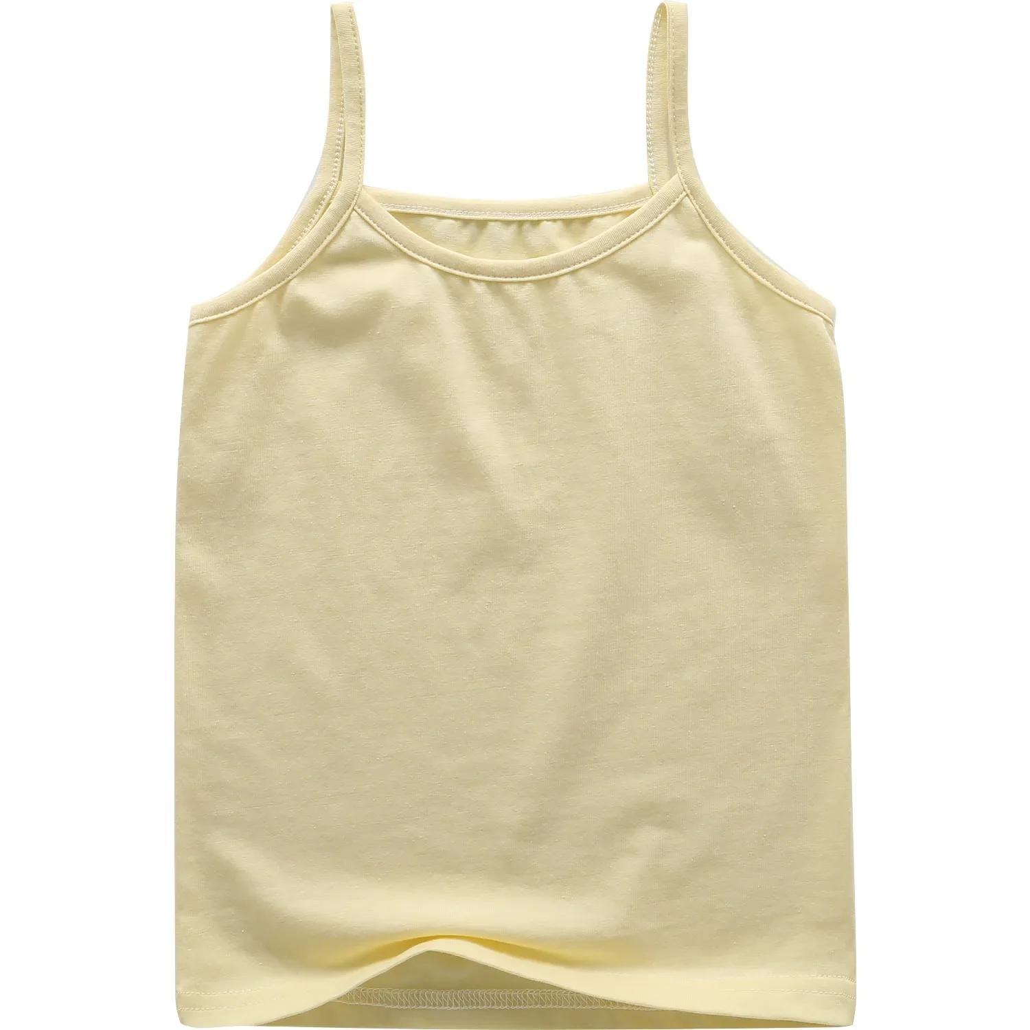 2024 Kids Girls String Strappy Tops Sleeveless Vest Children cami Camisole Spaghetti Strap Tank Tops Sleeveless T-shirt Cotton