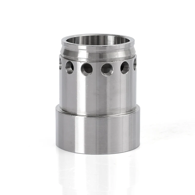 500 pieces Non Standard CNC Stainless Steel Perforated Sleeve Corrosion-Resistant High Pressure Fluid Distribution Component