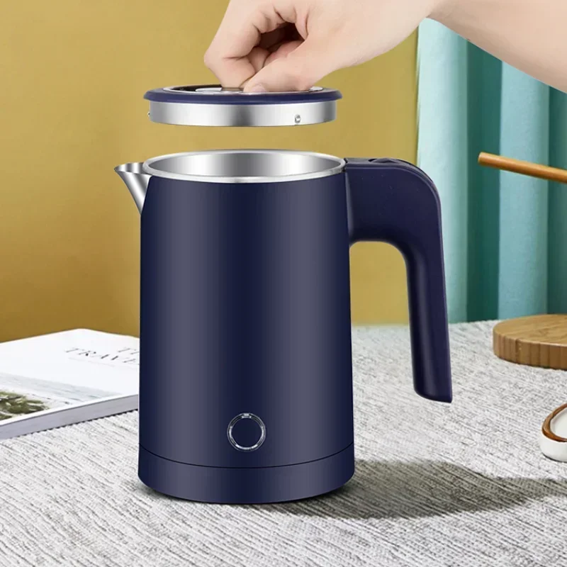 600W electric kettle portable 0.6L Mini kettle 304 stainless steel automatic power off small student dormitory low power