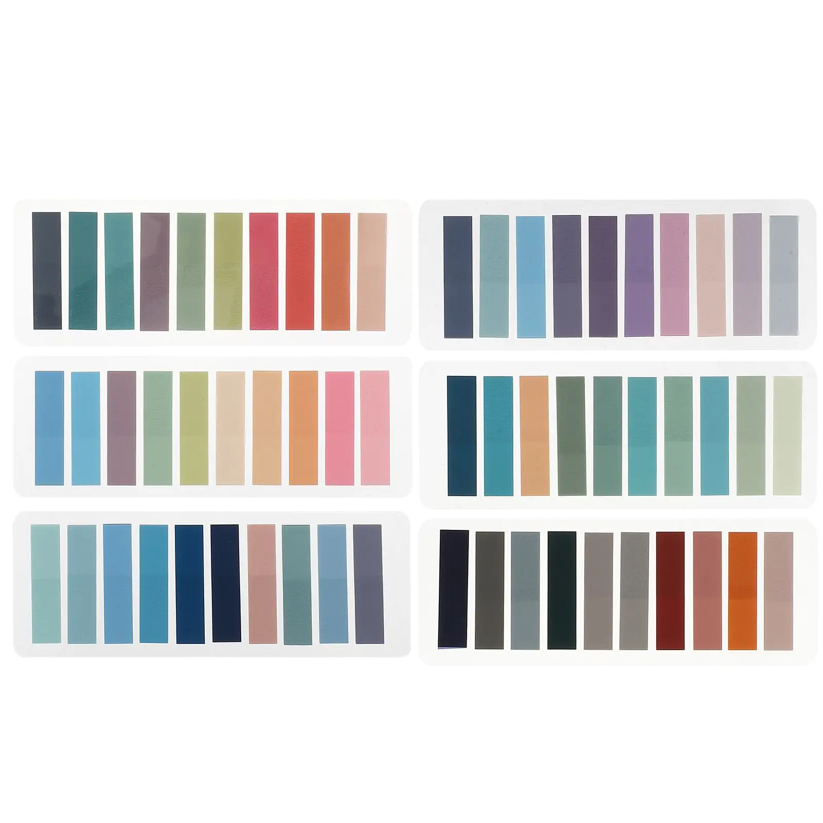 1200 Pcs Portable Handwritten Label Stickers Self-adhesive Page Tabs Sticky Flags Paper Marker for Books Markers