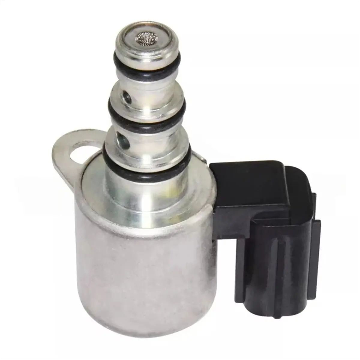 #12B Automotive Transmission Solenoid,2Pcs Automatic Transmission Solenoid for Honda Civic TL Accord Black (Black)