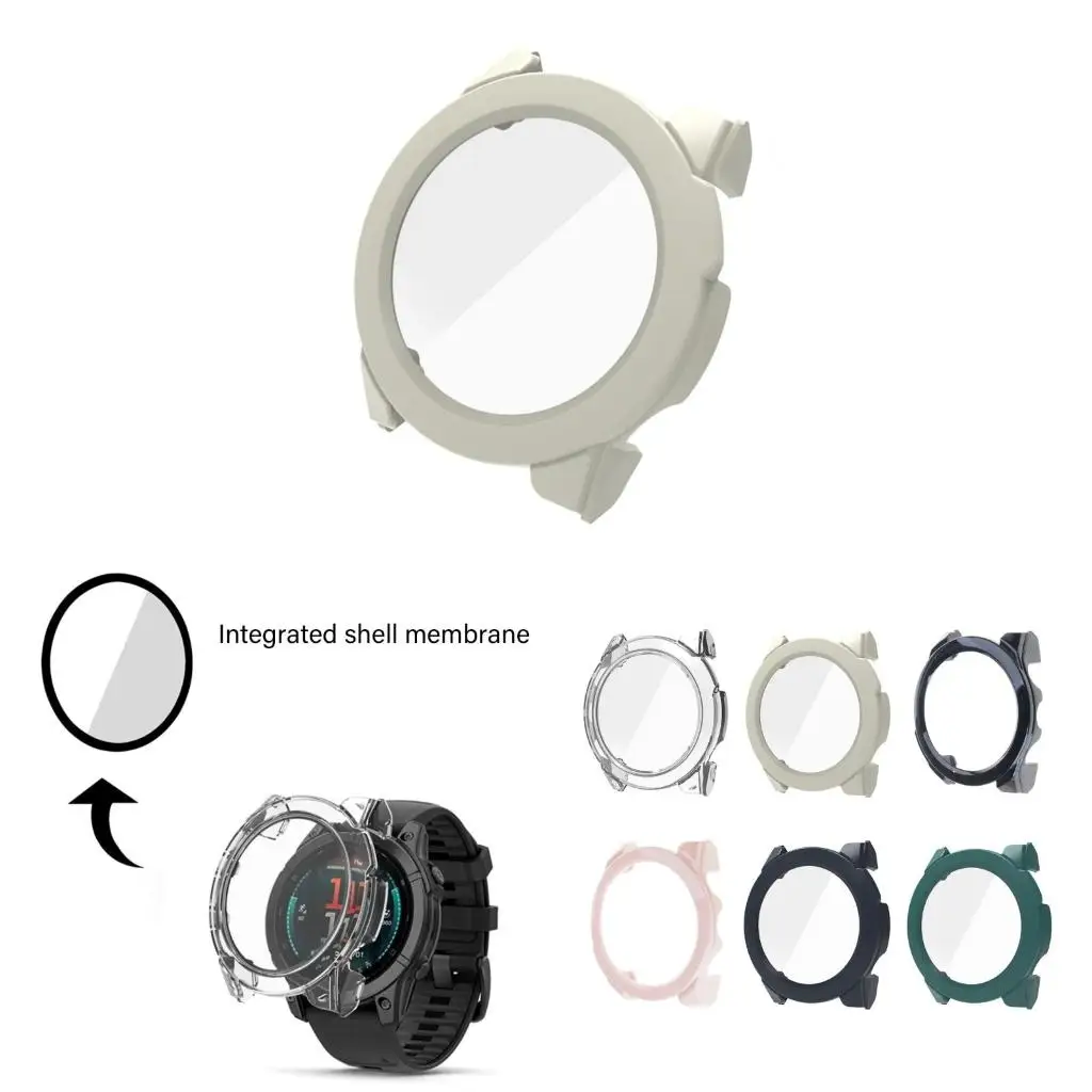  Integrated Screen Protector Guard Case Cover Suitable for 47mm Scratch Resist Shockproof Smartwatch Full Coverage Shell
