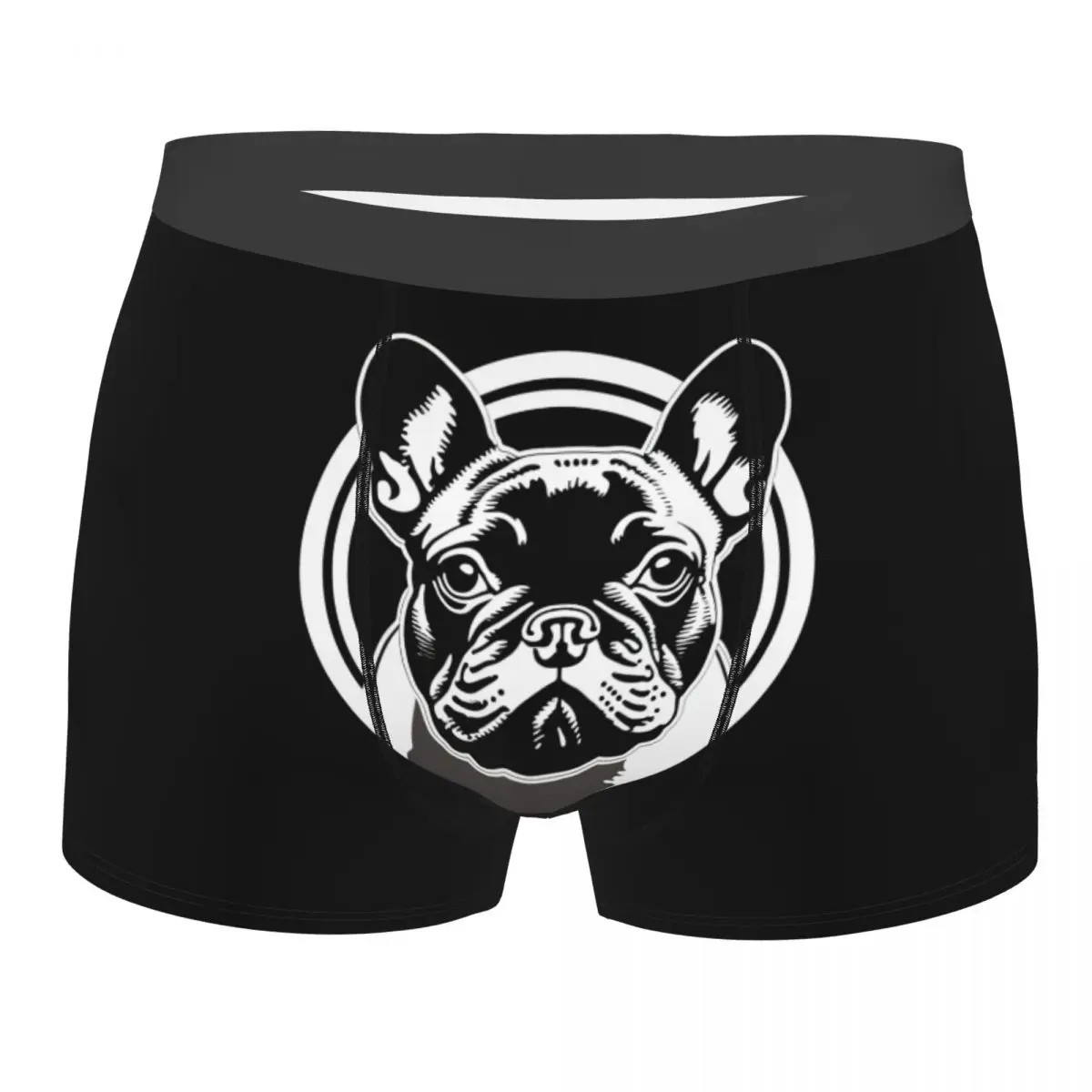 

Custom Kawaii French Bulldog Underwear Male Printed Boxer Shorts Panties Briefs Breathable Underpants