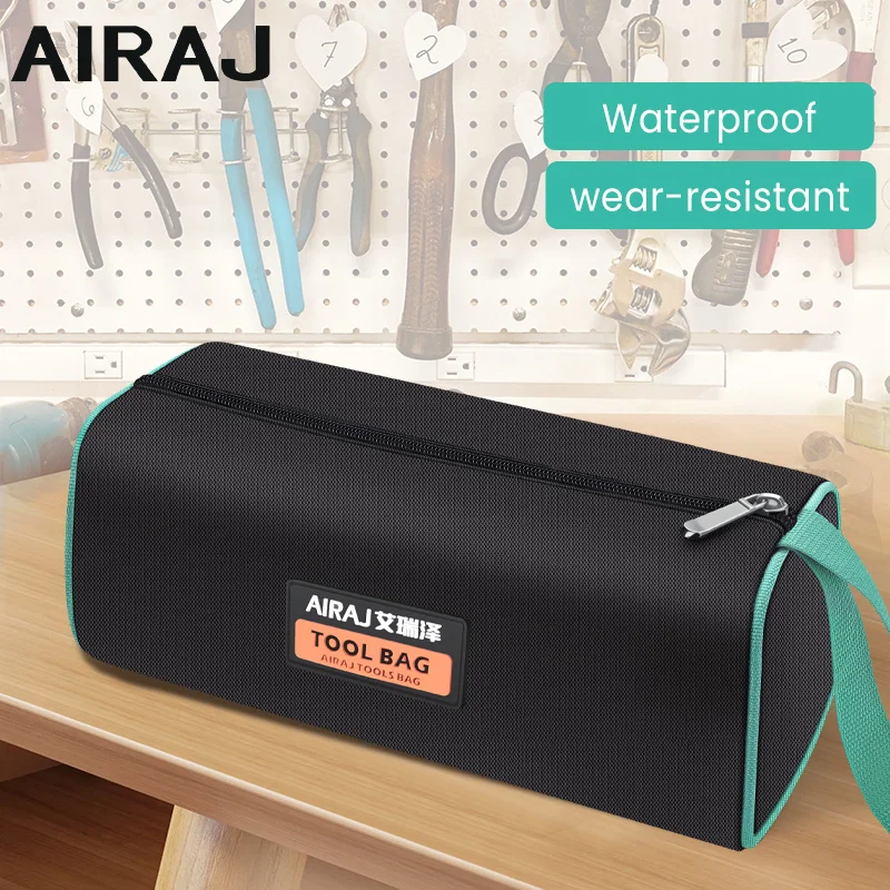 AIRAJ Multifunctional Portable Tool Bag Oxford Cloth Storage Bag Emergency Tool Kit for Small Metal Tool Bag Electrician Tools