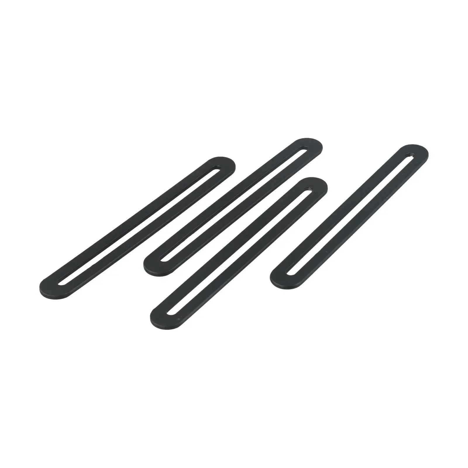 4pcs Adjustable Flat Connectors Perforated Plates Connectors With Slotted Hole Adjustable Mounting Slot Perforated Plates