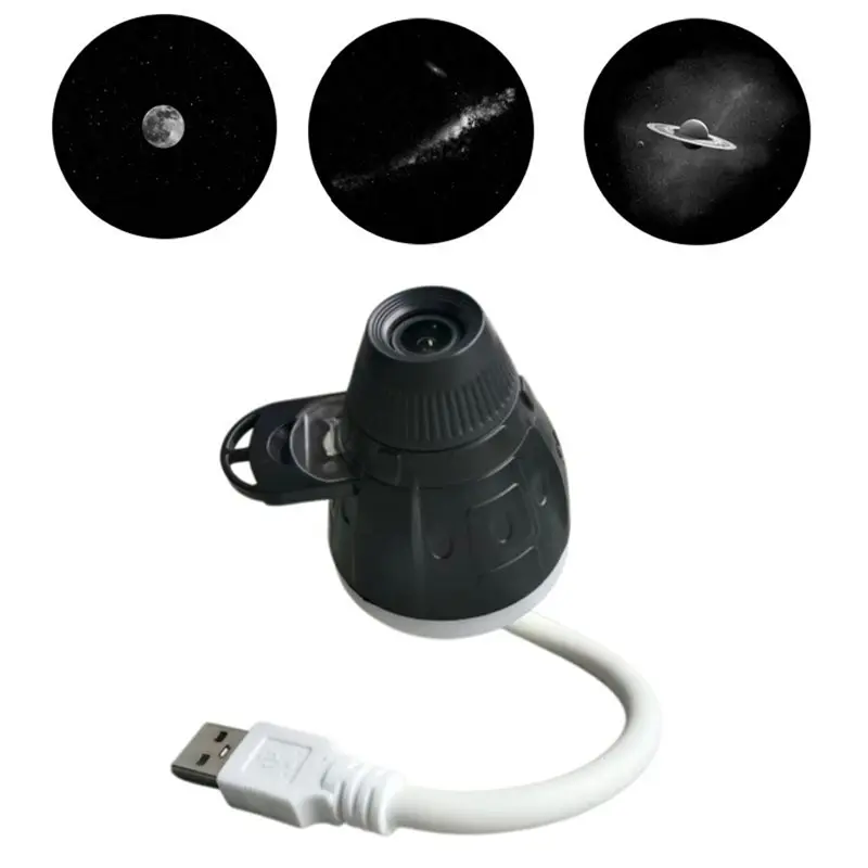 LED Atmosphere Light 2-In-1 Starry Projector Night Light 360° Adjustable Plug& Play Star Projection For Bedroom Car