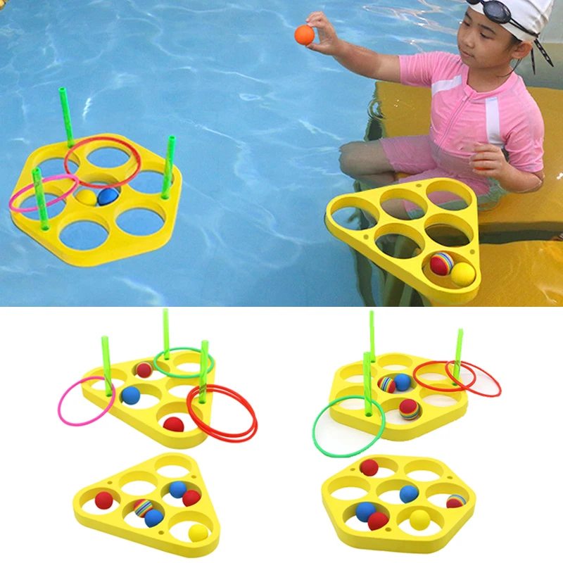 

EVA Floating Throwing Toys Kids Summer Swimming Pool Floaties Accessories Children Foam Balls Toy Water Throw Circle Games Gifts