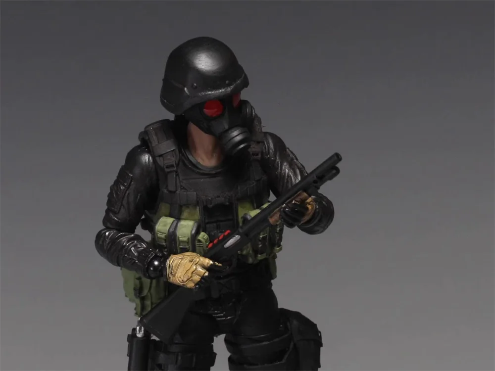 1/18 Acid Rain Residents of the Grim Reaper Hunk Full Set Evil Moveable Action Figure Accessories For Fans Collectable DIY